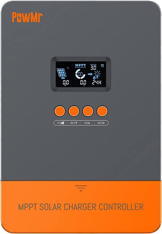 Photo 1 of 60A Solar Charge Controller MPPT 12V 24V 36V 48V Controller 60amp Solar Charge Regulator MPPT 150V w/LCD Display Work with AGM, Gel, Flooded and Lithium
