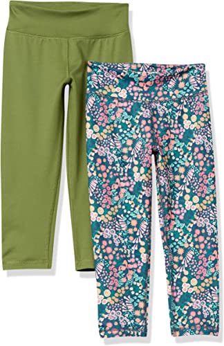 Photo 1 of Amazon Essentials Girls and Toddlers' Active Capri Legging, Multipacks
SIZE XS