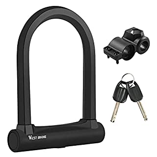 Photo 1 of 
Amazon Price History
HONGYEA Bike U Lock,Heavy Duty Anti Theft Bicycle U Lock,Waterproof Bicycle Lock,18mm Shackle Secure D Lock with Mount Bracket and 2 Keys for Electric Scooter Mountain Road Bike