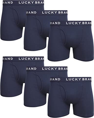 Photo 1 of Lucky Brand Men's Underwear – Cotton Boxer Briefs (6 Pack)
SIZE M 