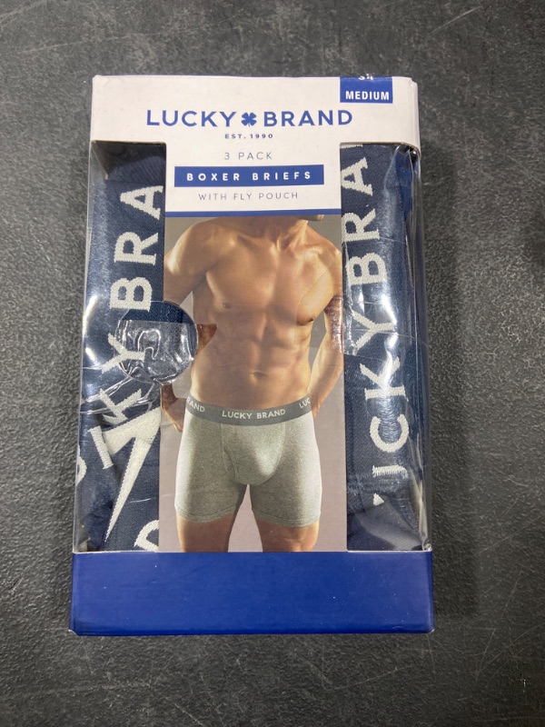 Photo 2 of Lucky Brand Men's Underwear – Cotton Boxer Briefs (6 Pack)
SIZE M 