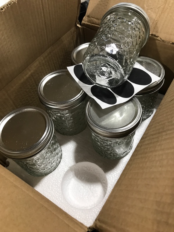 Photo 2 of 6 Pcs 16 oz  Mason Jars