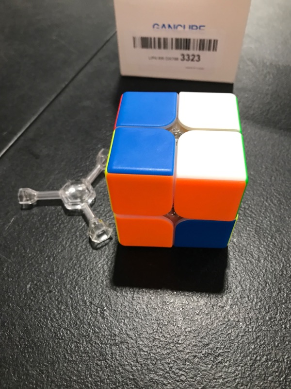 Photo 2 of GAN 249 V2, 2x2 Speed Cube Gans Mini Cube Puzzle Toy 2x2x2 Magic Cube 49mm (Stickerless)
