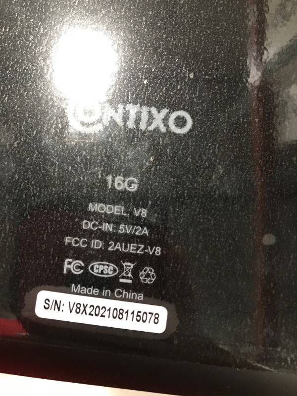 Photo 1 of Contixo V8-2 7" Kids Tablet with Android 8.1 - Red
