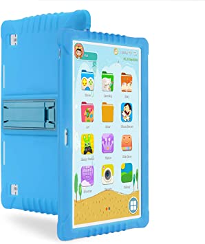 Photo 1 of SANNUO Kids Tablet 10 inch, Android 10.0 3G LET Dual SIM Card RAM 3GB ROM 32GB, Dual Camera, GMS Certified, GPS, Kid-Proof Case(Blue)
