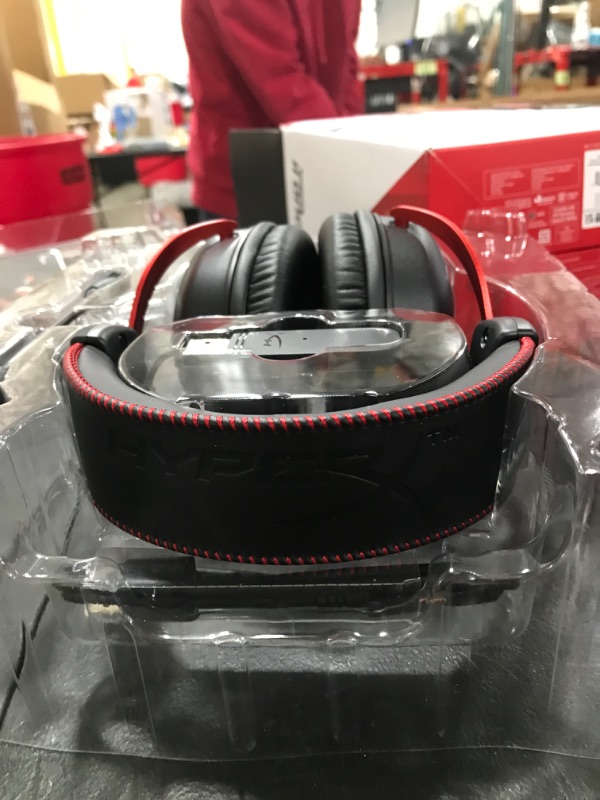 Photo 1 of HyperX Cloud II Wireless - Gaming Headset for PC, PS4/PS5, Nintendo Switch, Long Lasting Battery Up to 30 Hours, 7.1 Surround Sound, Memory Foam, Detachable Noise Cancelling Microphone, Mic Monitoring
