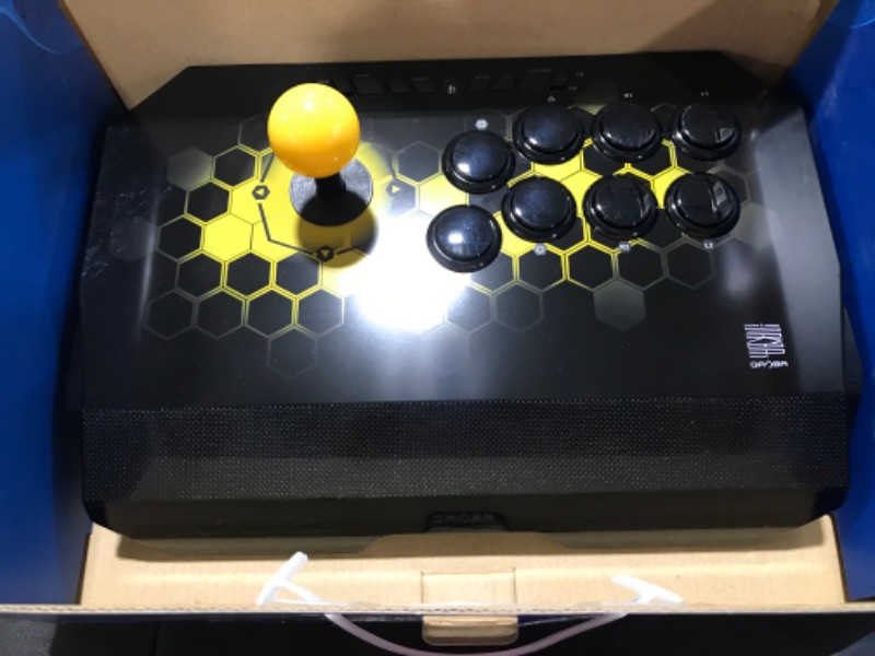 Photo 2 of Qanba Drone Joystick for PlayStation 4 and PlayStation 3 and PC (Fighting Stick) Officially Licensed Sony Product
