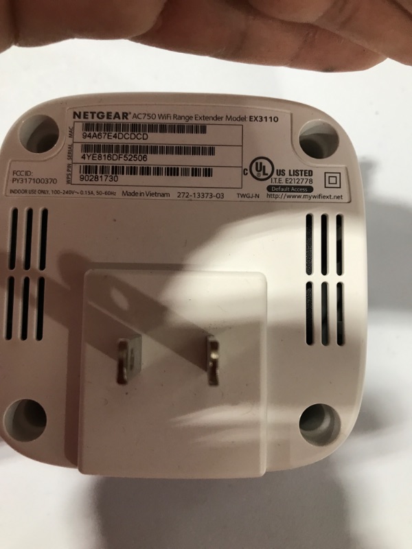 Photo 1 of NETGEAR WiFi Range Extender EX5000 - Coverage up to 1500 Sq.Ft. and 25 Devices, WiFi Extender AC1200
