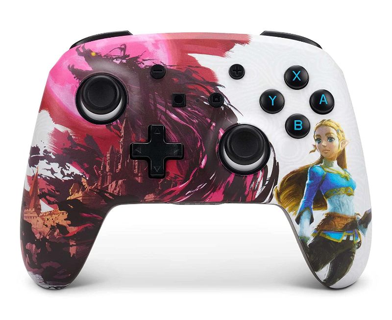 Photo 1 of PowerA Enhanced Wireless Controller for Nintendo Switch - Blood Moon Zelda, Nintendo Switch Lite, Gamepad, Game Controller, Bluetooth Controller, Rechargeable - Nintendo Switch
