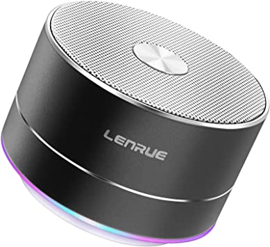 Photo 1 of LENRUE Portable Wireless Bluetooth Speaker with Built-in-Mic,Handsfree Call,AUX Line,TF Card,HD Sound and Bass for iPhone Ipad Android Smartphone and More
