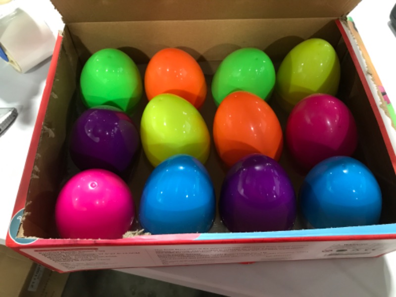 Photo 2 of 12 Pack Filled Easter Eggs with Dinosaurs, Easter Basket Stuffers Easter Party Favors for Boy, Girls and Kids
