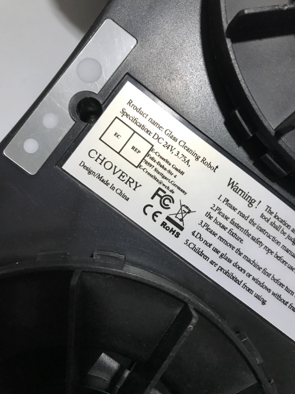 Photo 1 of CHOVERY CL.2 Window Cleaner Robot with Ultrasonic Auto Water Spray,Window Vacuum Cleaner with APP/Remote Control,Window Cleaning Robot for Windows/Tiles/Class Door
