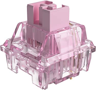 Photo 1 of EPOMAKER AKKO CS Jelly Pink Linear Switch Set for Mechanical Gaming Keyboard, 3 Pin Switch, 45 Pieces
