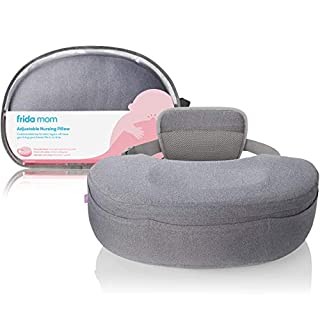 Photo 1 of Frida Mom Adjustable Nursing Pillow - Customizable Breastfeeding Pillow for Mom + Baby Comfort with Back Support, Adjustable Wrap Around Waist Strap, Pockets for Heat Relief (B08QPLVP2X)

