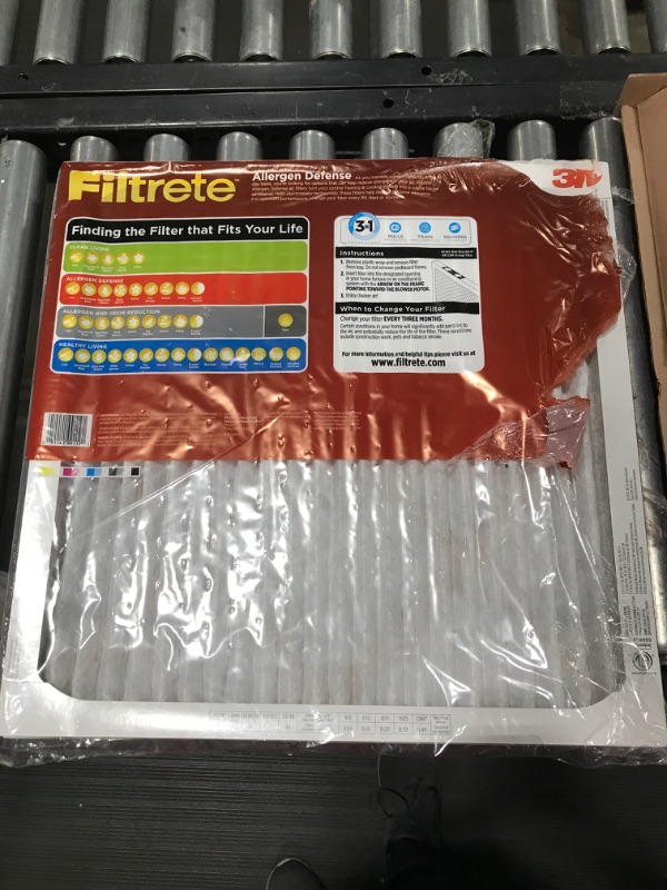 Photo 2 of 3M Filtrete 1-Inch Micro Allergen Defense MPR 1000 Air Filters 20x20x1 2-PACK
