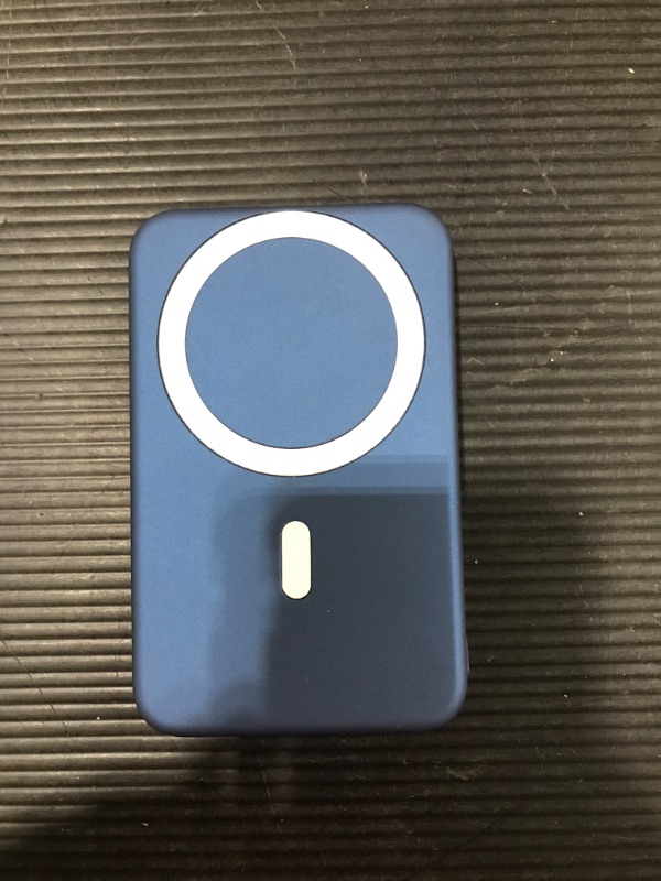 Photo 1 of Magnetic Wireless Portable Charger, 10000mAh Wireless Power Bank AOGUERBE PD 22.5W Fast Charging with USB-C LED Display Mag-Safe Battery Pack Compatible for iPhone 14&13/ Pro/Mini/Pro Max?Blue? (B09JG2D2PM)
