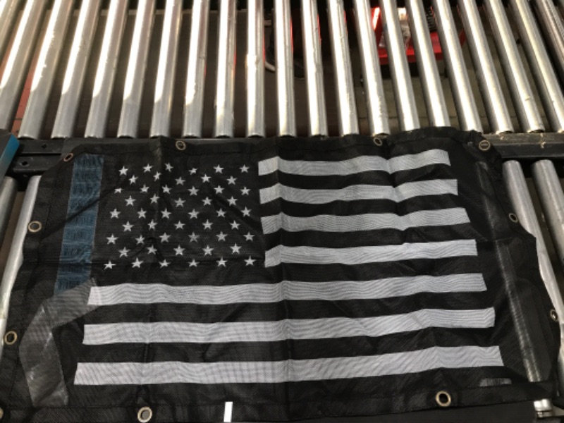 Photo 2 of American Flag Sun Shade Mesh Bikini Top Sunshade UV Protection for 2018-2021 Jeep Wrangler JL JLU & 2020-2021 Jeep Gladiator JT (B07PVHSYNK)
