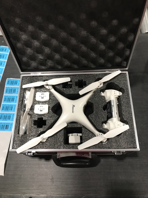 Photo 2 of Potensic T25 Drone with 2K Camera for Adults, RC FPV GPS Drone with WiFi Live Video, Auto Return Home, Altitude Hold, Follow Me, Custom Flight Path, 2 Drone Batteries and Carrying Case (B07PPTDGTP)
