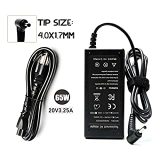 Photo 1 of 65W AC Adapter Laptop Charger for Lenovo IdeaPad 310 320 330 330s 510 520 530s 710s; Yoga 710 11 14 15; Flex 4 1130 1470 ADL45WCC PA-1450-55LL 310-15ABR 310-15IKB 320-15ABR Power Supply Cord (B07V379CDL)
