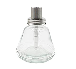Photo 1 of 1 Pcs,6 Oz Thick Clear Glass Dispenser Bottle for Nail Polish Remover,Empty Push Down Alcohol Pump Sanitizer Container with Stainless Steel Cap,Metal Core-Eye Makeup Remover Holder (B08PYY1C6F)
