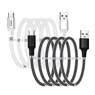 Photo 1 of 2Pack Upgraded Type-C Magnetic Charging Cable, Retractable USB C Type Data Transfer Cable, Coiled Type C Cable 3 FT with Soft Protective Tube for All USB Type C Charger Phones, Tablets (B09CYQP49P)
