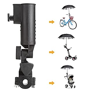 Photo 1 of 10L0L Newest Universal Golf Push Cart/Golf Trolley/Stroller/Bike/Wheelchair Umbrella Holder,Adjustable Angle with Clamp Mounting Attachment (B093T16MFN)
