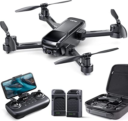 Photo 1 of Ruko Drones with Camera for Adults 4k, 40 Mins Flight Time, Foldable FPV GPS Drones for Beginners with Live Video, Follow Me, Auto Return Home, Encircling Flight(2 Batteries and Carrying Case)