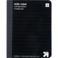 Photo 1 of 24 PACK Wide Ruled Hard Cover Composition Notebook - up & up™
