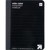 Photo 1 of 24 PACK Wide Ruled Hard Cover Composition Notebook - up & up™

