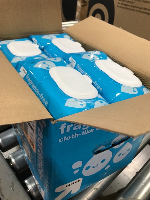 Photo 1 of Fragrance-Free Baby Wipes - up & up™ 8 PACKS- 800 WIPES TOTAL 

