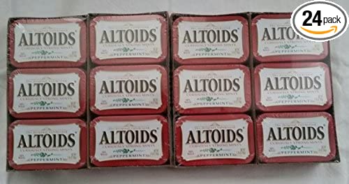 Photo 1 of 24 PACK OF ALTOID PEPPERMINT CANS (EXPIRES 02/2024)