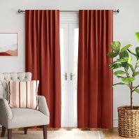 Photo 1 of 1pc Blackout Velvet Window Curtain Panel - Threshold™ 84"
