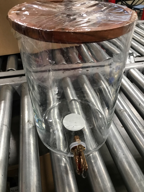 Photo 2 of 2gal Glass Modern Beverage Dispenser - Threshold™

