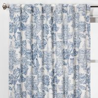 Photo 1 of 1pc Light Filtering Charade Floral Window Curtain Panel - Threshold™ 84"

