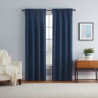 Photo 1 of 1pc Blackout Braxton Thermaback Window Curtain Panel - Eclipse 42"x84"

