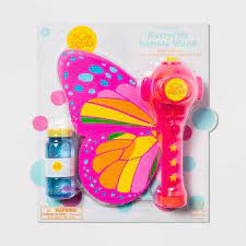 Photo 1 of BUNDLE OF 2 Light up Butterfly Bubble Wand - Sun Squad