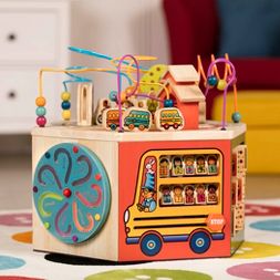 Photo 1 of B. toys Wooden Activity Cube - Youniversity

