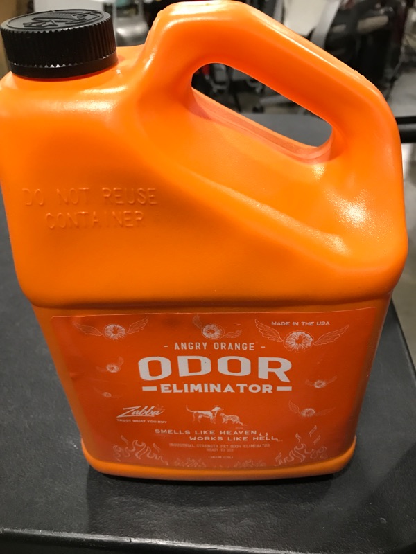 Photo 2 of ANGRY ORANGE Ready-to-Use Citrus Pet Odor Eliminator Pet Spray - Urine Remover and Carpet Deodorizer for Dogs and Cats (1 Gallon)