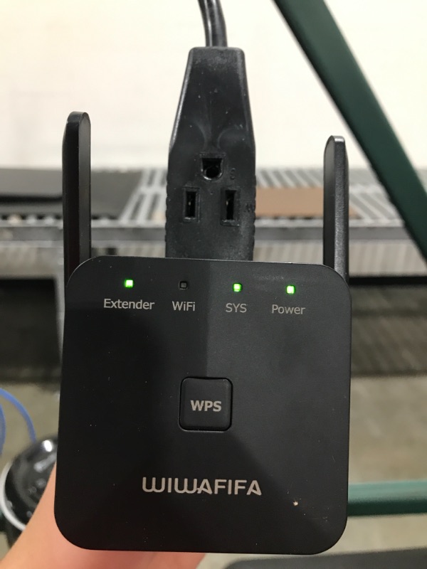 Photo 2 of Wiwafifa WiFi Extender WiFi Booster - Coverage Up to 7800 Sq.ft and 35 Devices, 2022 Upgraded, Wireless Signal Repeater with Ethernet Port, WiFi Long Range Amplifier, Access Point, 1-Tap Setup