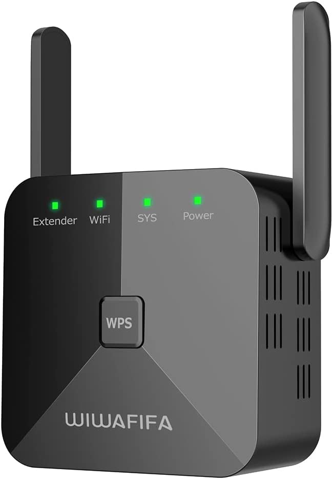 Photo 1 of Wiwafifa WiFi Extender WiFi Booster - Coverage Up to 7800 Sq.ft and 35 Devices, 2022 Upgraded, Wireless Signal Repeater with Ethernet Port, WiFi Long Range Amplifier, Access Point, 1-Tap Setup