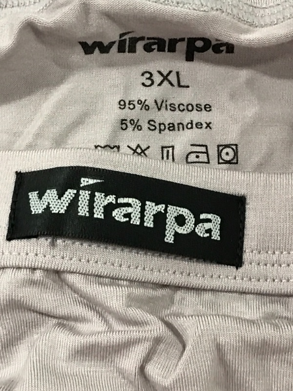 Photo 3 of 5 PACK wirarpa Men's Breathable Modal Microfiber Trunks Underwear Covered Band Multipack SIZE 3XL 