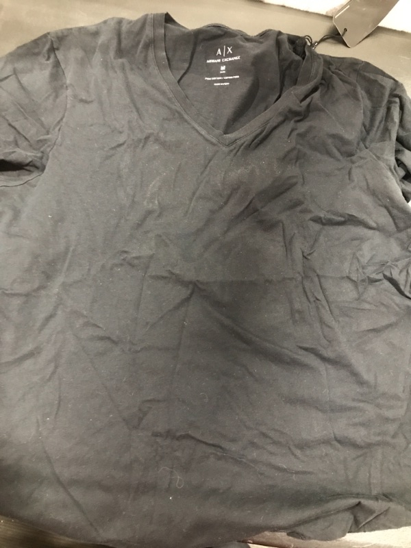 Photo 2 of A|X ARMANI EXCHANGE Men's Basic Pima V Neck Tee SIZE M 