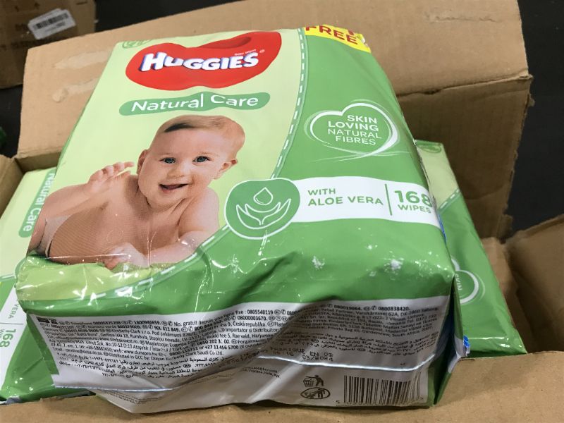 Photo 1 of Huggies Baby Wipes Natural Care with Aloe Vera