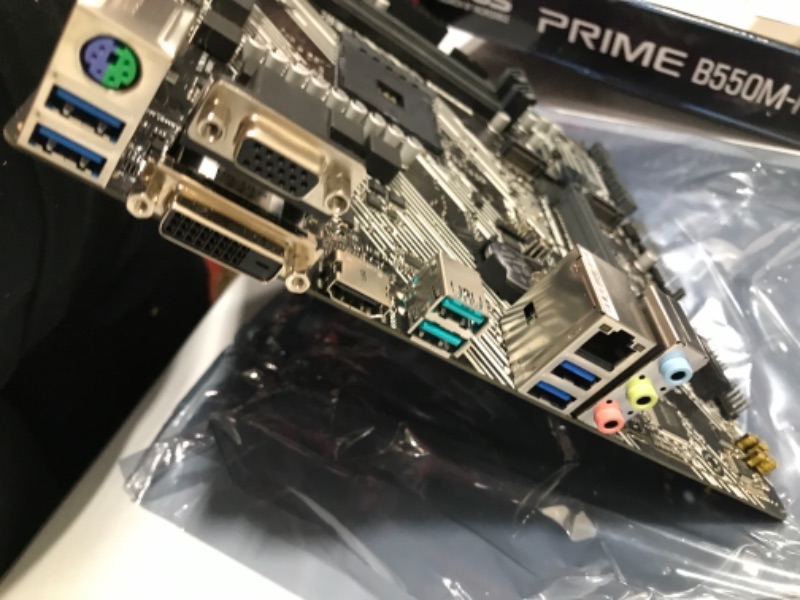 Photo 4 of ASUS Prime B550M-K AMD AM4 Zen 3 Ryzen 5000 and 3rd Gen Ryzen Micro-ATX Motherboard