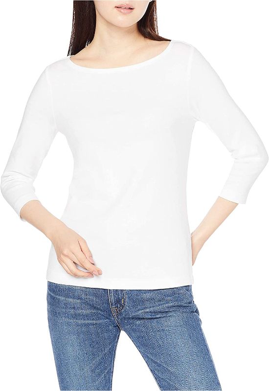 Photo 1 of Amazon Essentials Women's 3/4 Sleeve Boatneck T-Shirt SIZE S