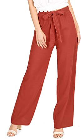 Photo 1 of Ambiance Apparel Women's Juniors Wide Leg Spring Linen Pants
SIZE L 