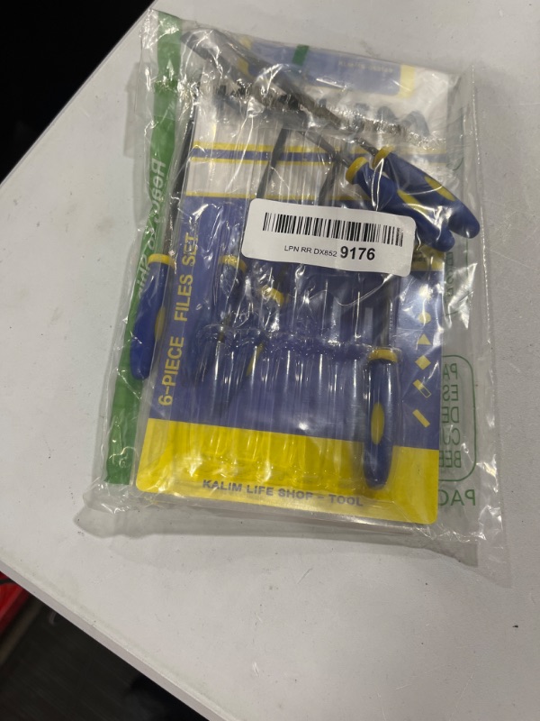 Photo 1 of MINI Needle File Set (Carbon Steel 6 Piece-Set) Hardened Alloy Strength Steel - Set Includes Flat