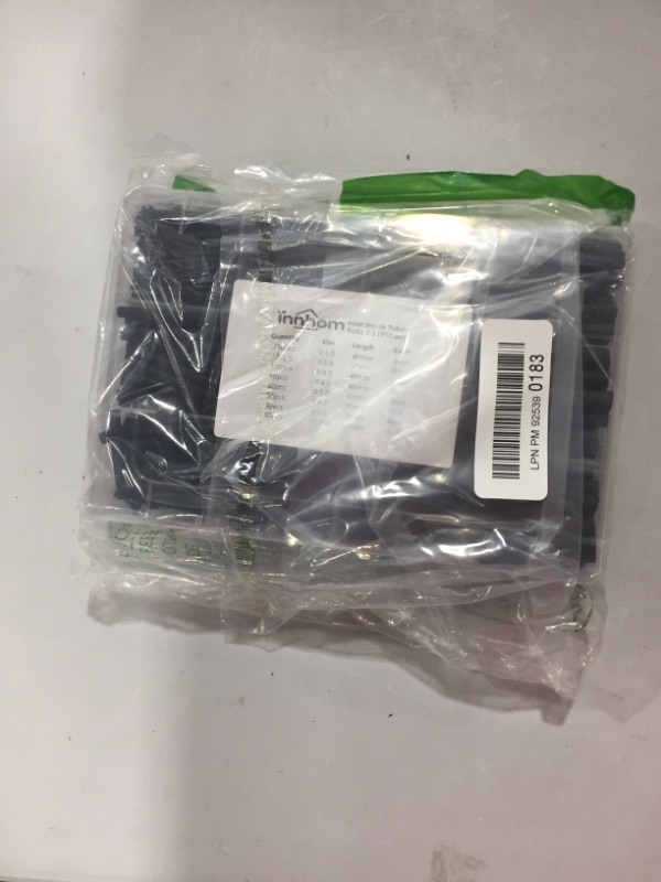 Photo 1 of 650pcs Heat Shrink Tubing Black innhom Heat Shrink Tube Wire Shrink Wrap UL Approved Ratio 2:1 Electrical Cable Wire Kit Set Long Lasting Insulation Protection