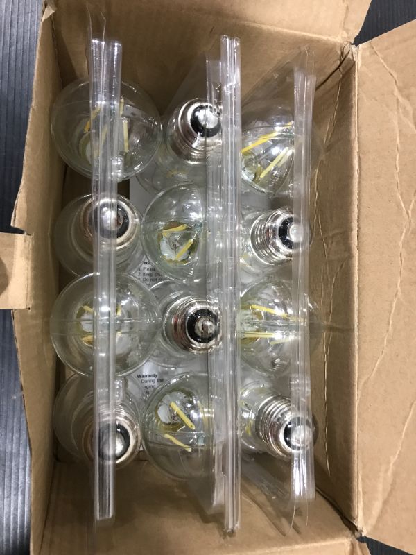 Photo 2 of 12-Pack Dimmable Globe A15 LED Bulbs 60W Equivalent