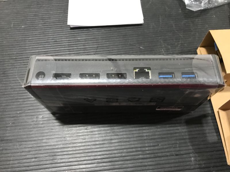 Photo 1 of Dell Universal Dock - D6000S, Equipped with USB-C/USB-A PowerShare Options, Connect Upto Three 4K Displays, LED Indicator, Black
